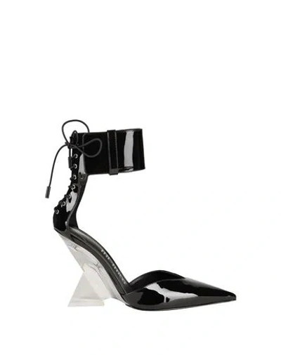 Attico The  Woman Pumps Black Size 8 Leather