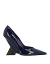 Attico Cheope 105mm Pointed-toe Pumps In Purple
