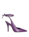 Attico Woman Purple Pumps In Purple