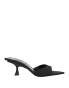 Attico Kitten Heel Open Toe Single Strap Mules