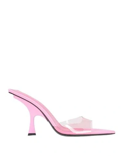 Attico The  Woman Sandals Pink Size 8 Pvc - Polyvinyl Chloride