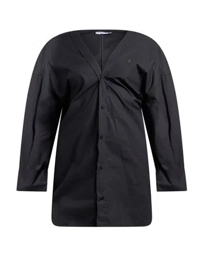 Attico The  Woman Shirt Black Size 0 Cotton