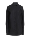 Attico The  Woman Shirt Black Size 6 Cotton