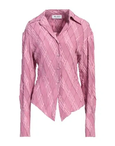 Attico The  Woman Shirt Mauve Size 2 Viscose In Pink