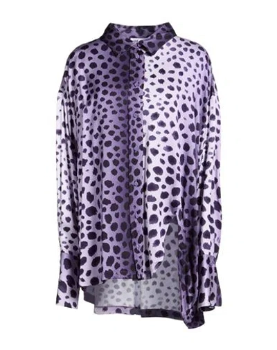 Attico The  Woman Shirt Purple Size 6 Viscose