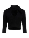 Attico The  Woman Sweater Black Size 4 Polyamide, Viscose, Elastane In Black