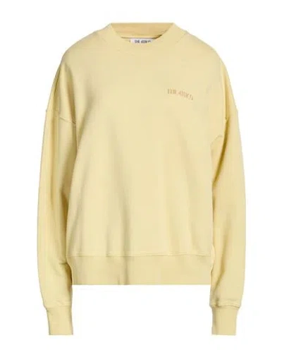 Attico The  Woman Sweatshirt Pastel Yellow Size 0 Cotton
