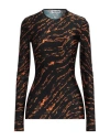 Attico The  Woman T-shirt Black Size 8 Polyamide, Elastane In Black