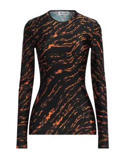 Attico The  Woman T-shirt Black Size 8 Polyamide, Elastane