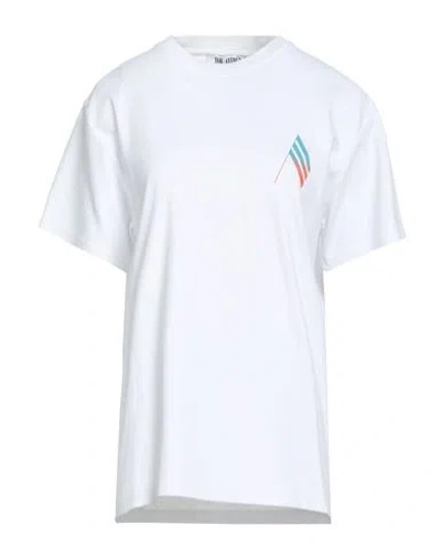 Attico The  Woman T-shirt White Size Xl Cotton