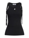 Attico Snap-button Tank Top In Black