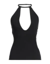 Attico Buckle-fastening Halterneck Blouse In Black