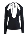 Attico Zane Cut-out Top In Black