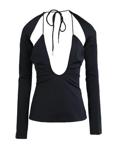 Attico Zane Cut-out Top In Black