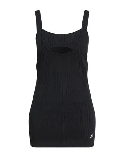 Attico The  Woman Top Black Size 6 Cotton