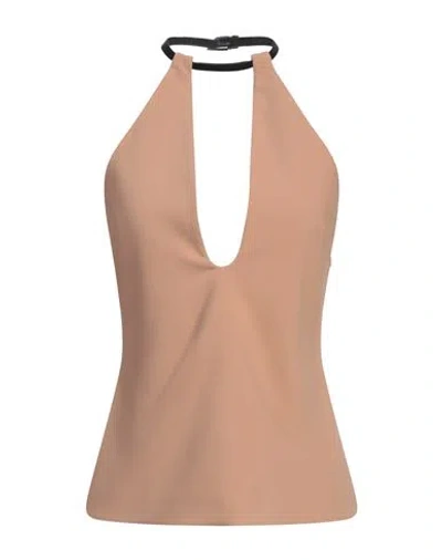 Attico The  Woman Top Blush Size 6 Polyester, Elastane In Pink
