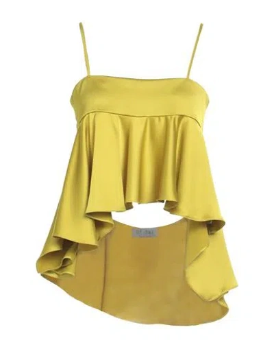 ATTICO THE ATTICO WOMAN TOP LIME GREEN SIZE 6 POLYESTER