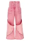 Attico Baggy Pants In Pink