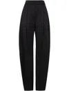 Attico The  Women Gabardine Long Pant In Black