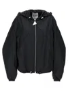 Attico Hooded Bomber Jacket Casual Jackets And Parka