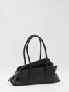 Attico La Passeggiata Small Shoulder Bag In Black