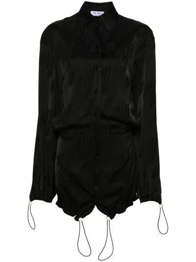 Attico The  Women Logo Mini Dress