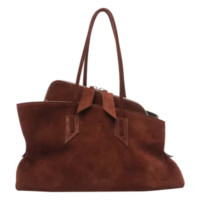 Attico The  Women Medium La Passeggiata Shoulder Bag In Brown