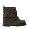 Attico Khaki Mini Robin Combat Boots
