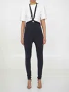 Attico Ruby Pants With A Neck Sash In Black
