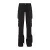 Attico Black Cotton Essie Jeans In Black