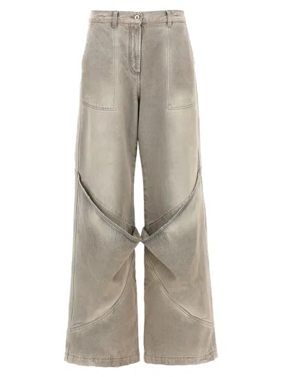 ATTICO THE ATTICO WOMEN USED EFFECT JEANS