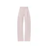 Attico The  Runway "the Morning After" Gend - Pale Pink Long Pants Pale Pink Main Fabric: 44% Virgin In Pink