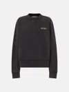 Attico The  X Highsnobiety Faded Black Sweatshirt In Faded Black