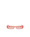 Attico The  X Linda Farrow Cooperative Sunglasses In Pink