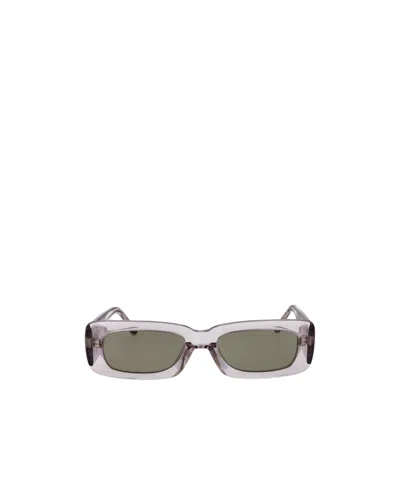 Attico The  X Linda Farrow Mini Marfa Rectangle Frame Sunglasses