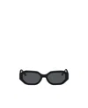 Attico The  X Linda Farrow Sunglasses In Gray