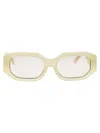 Attico The  Yellow Acetate Sunglasses