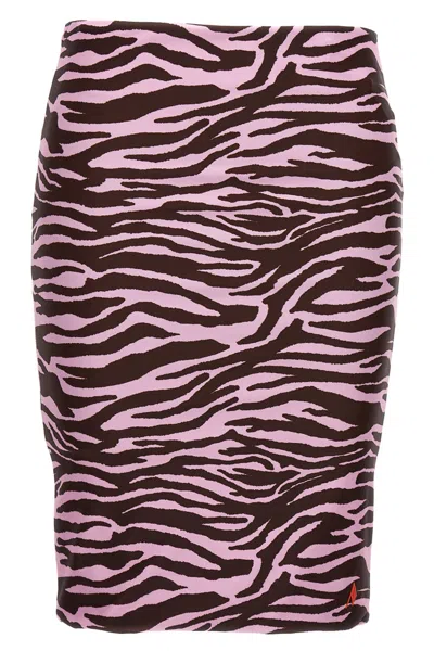 ATTICO THE ATTICO ZEBRA MINISKIRT