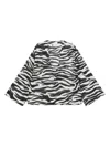 Shop Attico The  Zebra Pattern Blouse