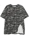Attico The  T-shirts & Tank Tops In Black