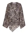 Attico Cappuccino And Black Mini Dress In Black