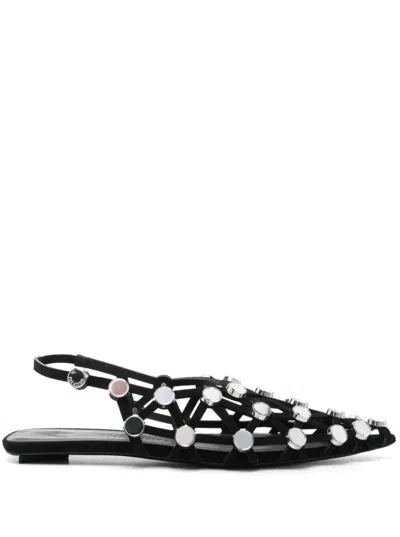 ATTICO THE ATTICOGRID SANDALS WITH BACK STRAP