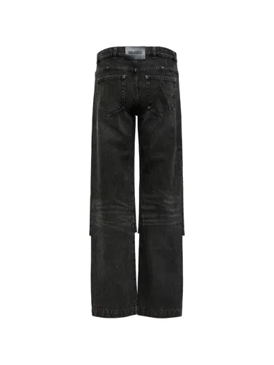Attico The Penthouse Jeans In Brown