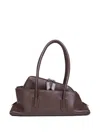Attico The Small La Passeggiata Tote Bag In Brown
