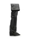 Attico Thigh High Boot Robin Otk In Black