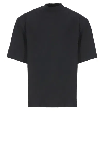 ATTICO TONE-ON-TONE EMBROIDERED COTTON T-SHIRT