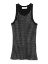 Attico Fitted Midi Dress With Shimmering Embellishments