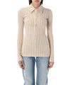 Attico Top In Neutral