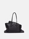 Attico Top Handle ''la Passeggiata Medium'' Black In Black
