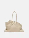 Attico ''la Passeggiata Medium'' Sand Top Handle In Sand